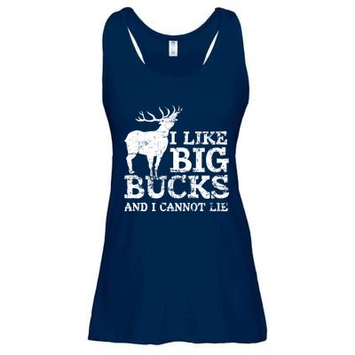 I Like Big Bucks And I Cannot Lie Deer Hunting Ladies Essential Flowy Tank