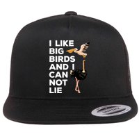 I Like Big Birds And I Can Not Lie Cute Gift Flat Bill Trucker Hat