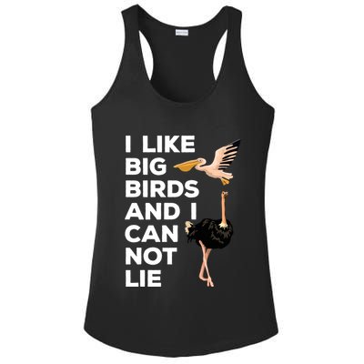 I Like Big Birds And I Can Not Lie Cute Gift Ladies PosiCharge Competitor Racerback Tank