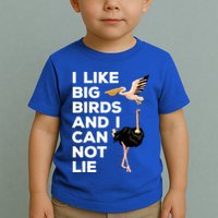 I Like Big Birds And I Can Not Lie Cute Gift Toddler T-Shirt