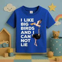 I Like Big Birds And I Can Not Lie Cute Gift Toddler T-Shirt