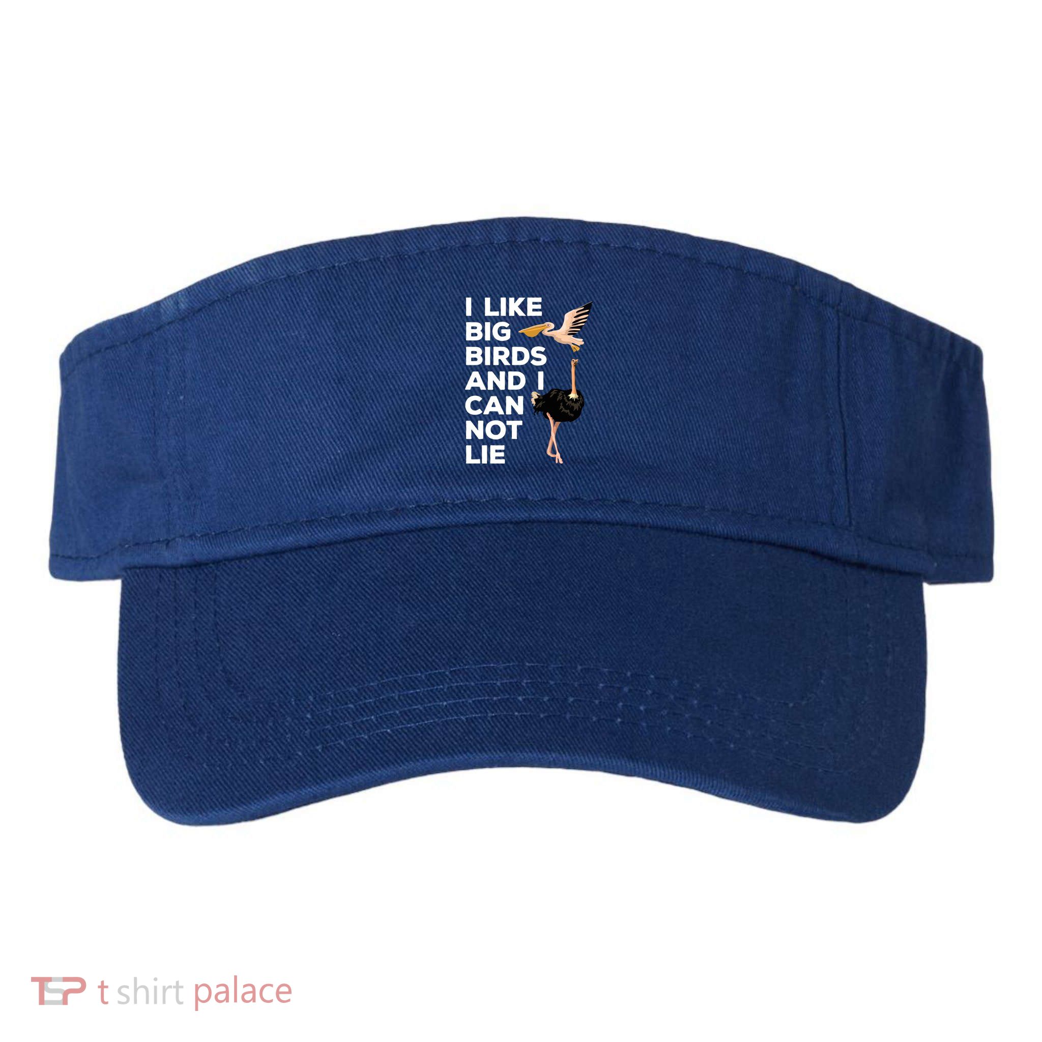 I Like Big Birds And I Can Not Lie Cute Gift Visor