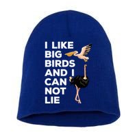 I Like Big Birds And I Can Not Lie Cute Gift Short Acrylic Beanie