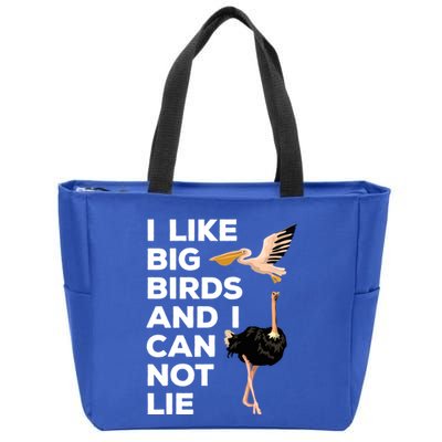 I Like Big Birds And I Can Not Lie Cute Gift Zip Tote Bag