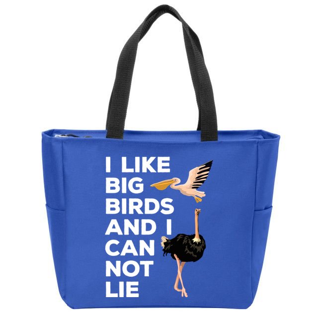 I Like Big Birds And I Can Not Lie Cute Gift Zip Tote Bag