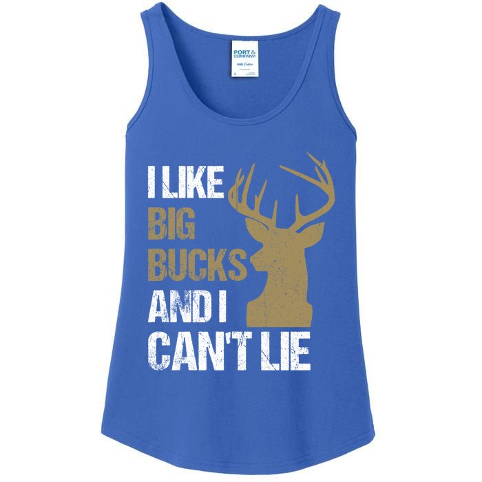 I Like Big Bucks And I Cannot Lie Funny Deer Hunting Father Great Gift Ladies Essential Tank