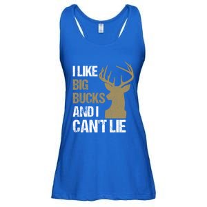 I Like Big Bucks And I Cannot Lie Funny Deer Hunting Father Great Gift Ladies Essential Flowy Tank