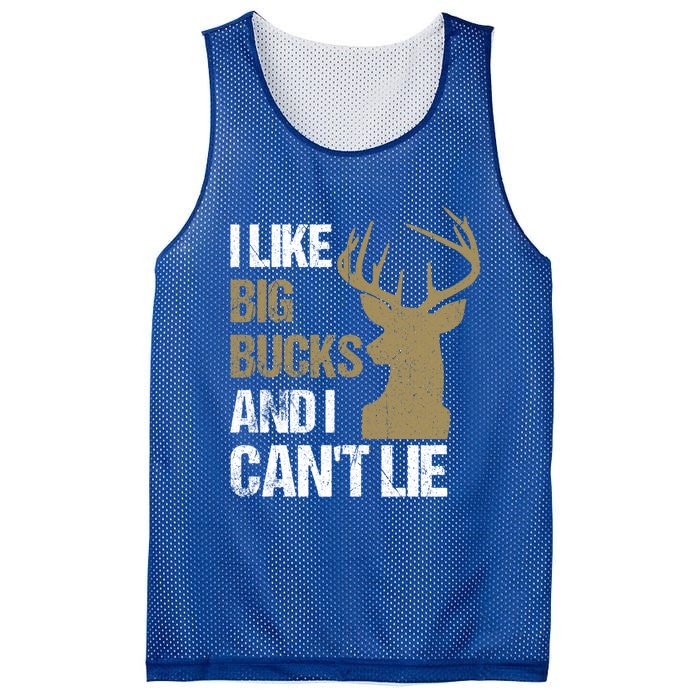 I Like Big Bucks And I Cannot Lie Funny Deer Hunting Father Great Gift Mesh Reversible Basketball Jersey Tank