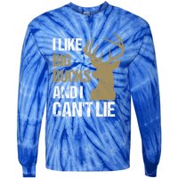 I Like Big Bucks And I Cannot Lie Funny Deer Hunting Father Great Gift Tie-Dye Long Sleeve Shirt