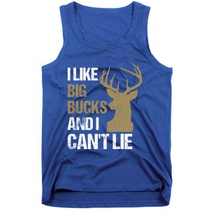 I Like Big Bucks And I Cannot Lie Funny Deer Hunting Father Great Gift Tank Top