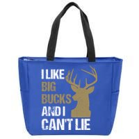 I Like Big Bucks And I Cannot Lie Funny Deer Hunting Father Great Gift Zip Tote Bag