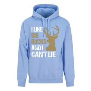 I Like Big Bucks And I Cannot Lie Funny Deer Hunting Father Great Gift Unisex Surf Hoodie