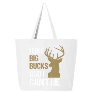 I Like Big Bucks And I Cannot Lie Funny Deer Hunting Father Great Gift 25L Jumbo Tote