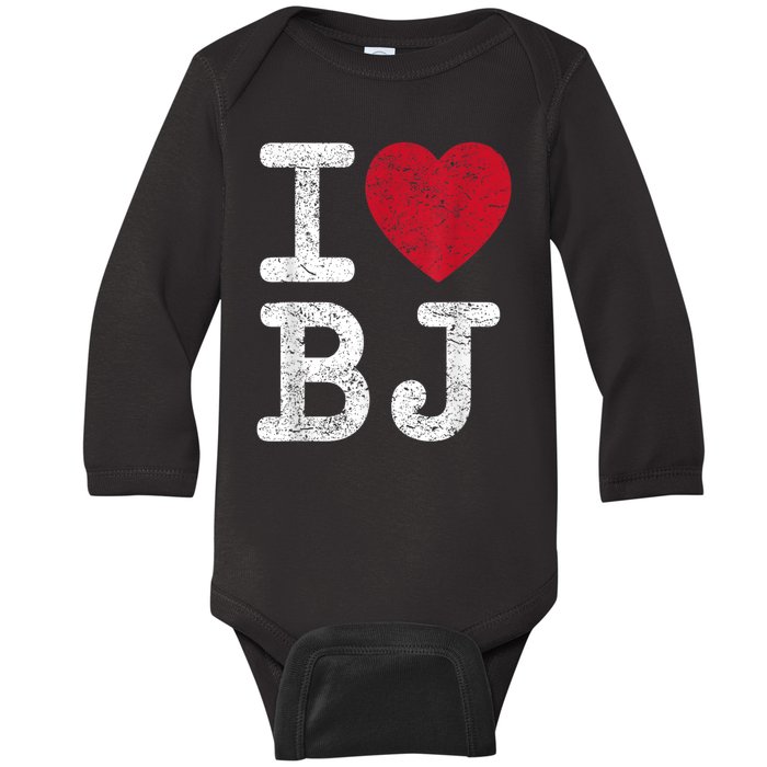 I Love Bj Beijing China Bj Baby Long Sleeve Bodysuit