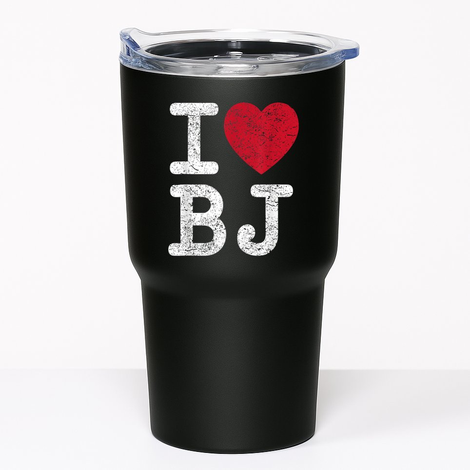 I Love Bj Beijing China Bj Tumbler