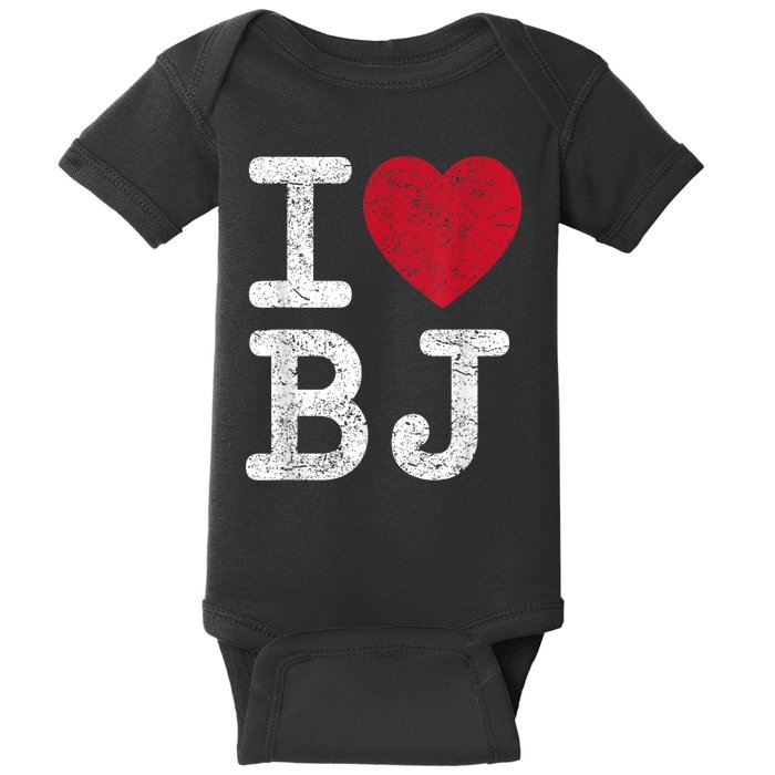 I Love Bj Beijing China Bj Baby Bodysuit