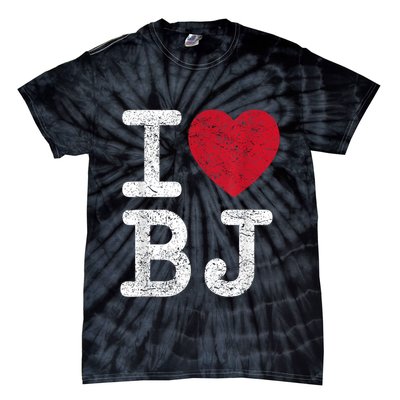 I Love Bj Beijing China Bj Tie-Dye T-Shirt