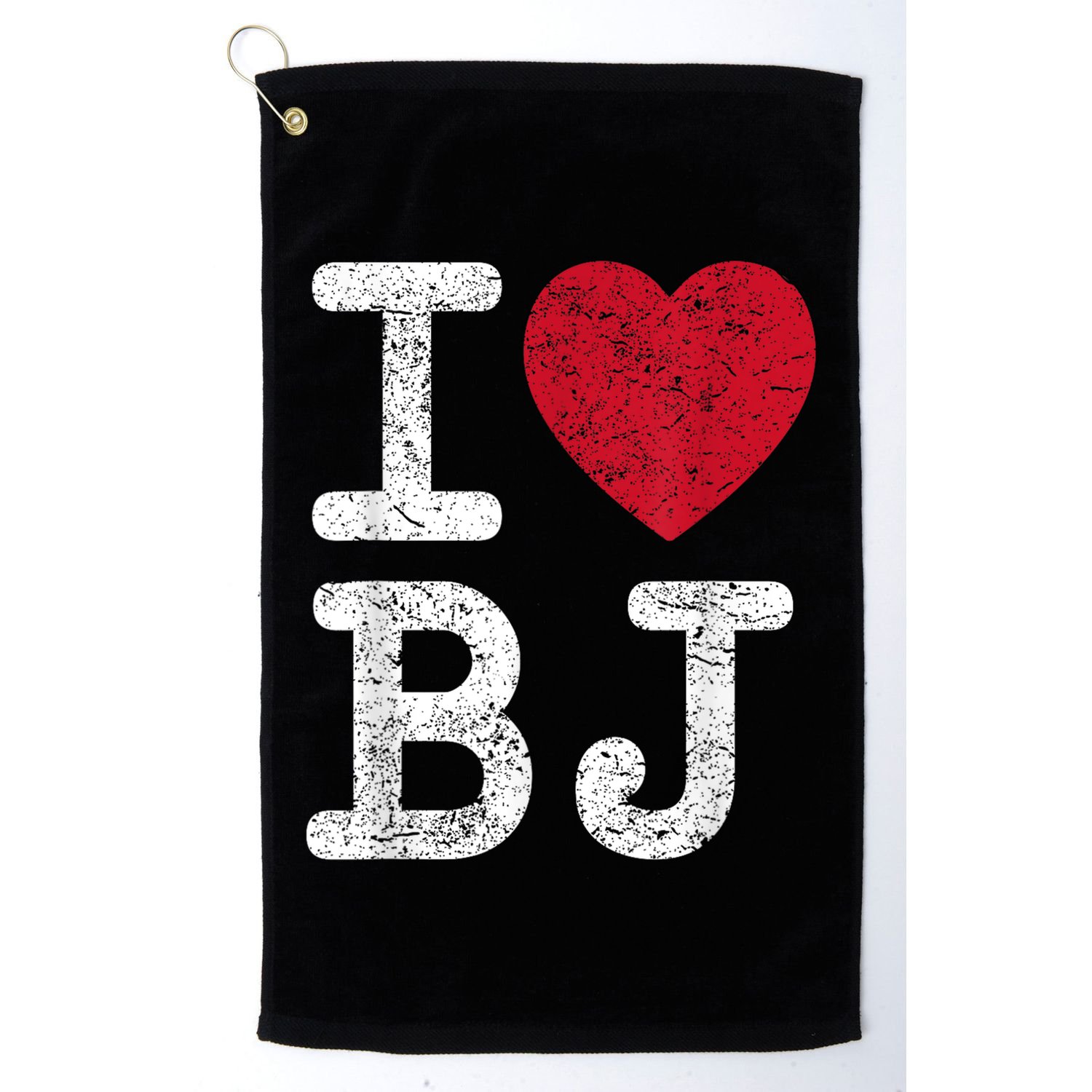 I Love Bj Beijing China Bj Golf Towel