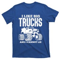 I Like Big Trucks And I Cannot Lie Funny Monster Truck Great Gift T-Shirt