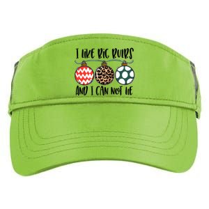 I Like Big Bulbs And I Can Not Lie Bells Funny Christmas Gift Adult Drive Performance Visor