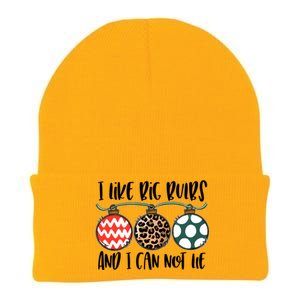 I Like Big Bulbs And I Can Not Lie Bells Funny Christmas Gift Knit Cap Winter Beanie