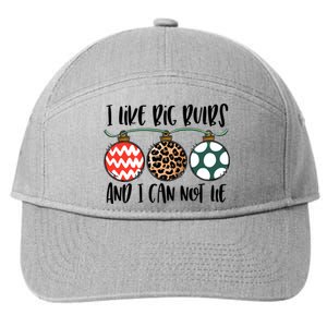 I Like Big Bulbs And I Can Not Lie Bells Funny Christmas Gift 7-Panel Snapback Hat