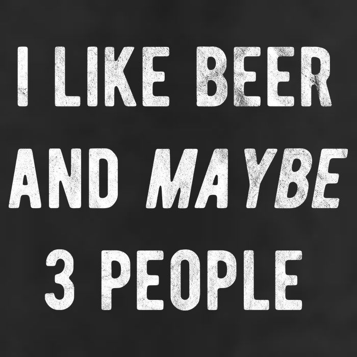 I Like Beer And Maybe 3 People 12oz Stainless Steel Coffee Mug