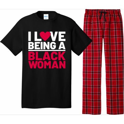 I Love Being A Black Funny Black History Month Cool Gift Pajama Set