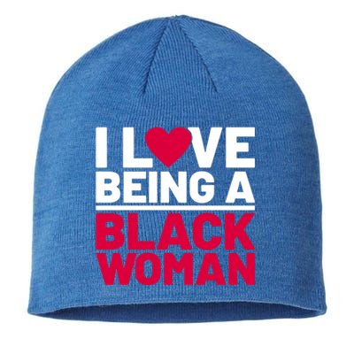 I Love Being A Black Funny Black History Month Cool Gift Sustainable Beanie