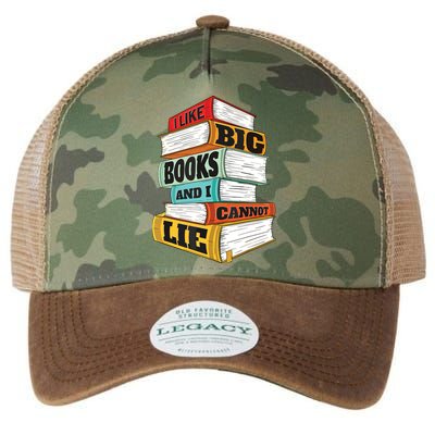 I Like Big Books And I Cannot Lie Librarian Book Reader Legacy Tie Dye Trucker Hat