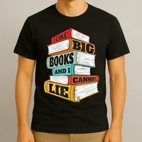 I Like Big Books And I Cannot Lie Librarian Book Reader T-Shirt