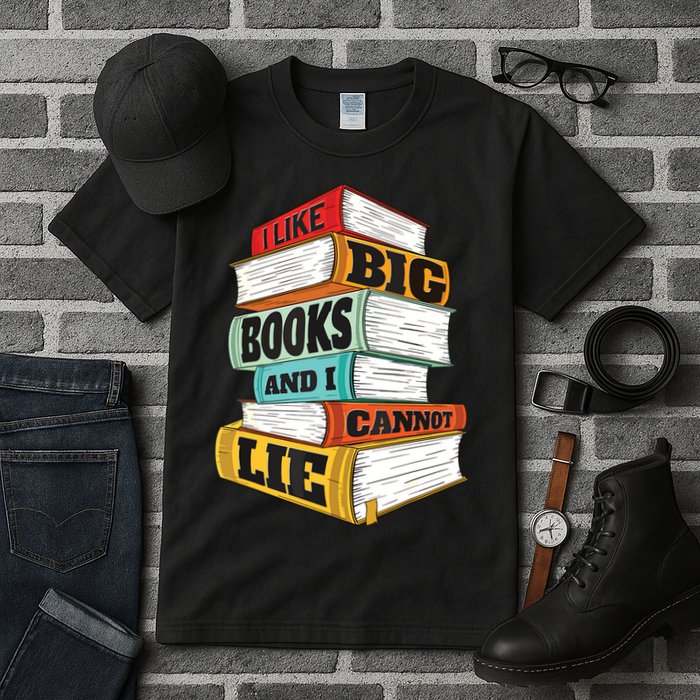I Like Big Books And I Cannot Lie Librarian Book Reader Tall T-Shirt
