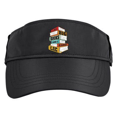 I Like Big Books And I Cannot Lie Librarian Book Reader Adult Drive Performance Visor