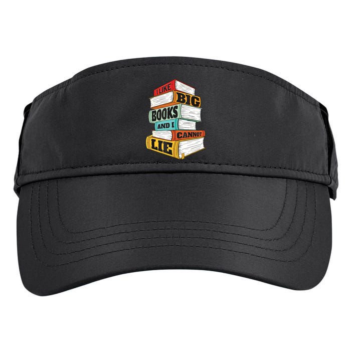 I Like Big Books And I Cannot Lie Librarian Book Reader Adult Drive Performance Visor