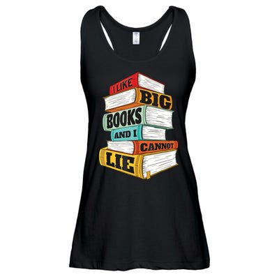 I Like Big Books And I Cannot Lie Librarian Book Reader Ladies Essential Flowy Tank