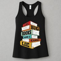 I Like Big Books And I Cannot Lie Librarian Book Reader Womens Tank Top