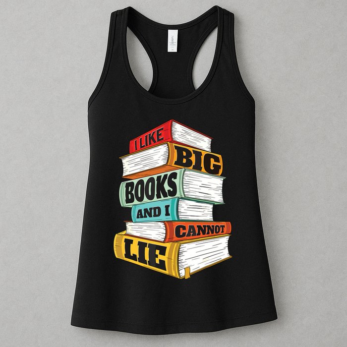 I Like Big Books And I Cannot Lie Librarian Book Reader Womens Tank Top