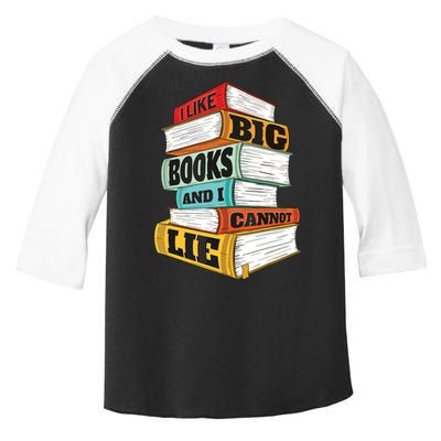I Like Big Books And I Cannot Lie Librarian Book Reader Toddler Fine Jersey T-Shirt