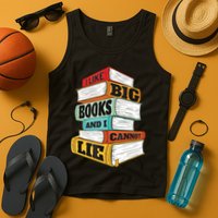 I Like Big Books And I Cannot Lie Librarian Book Reader Tank Top