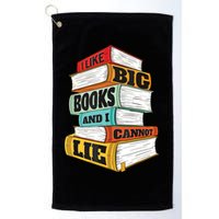 I Like Big Books And I Cannot Lie Librarian Book Reader Golf Towel