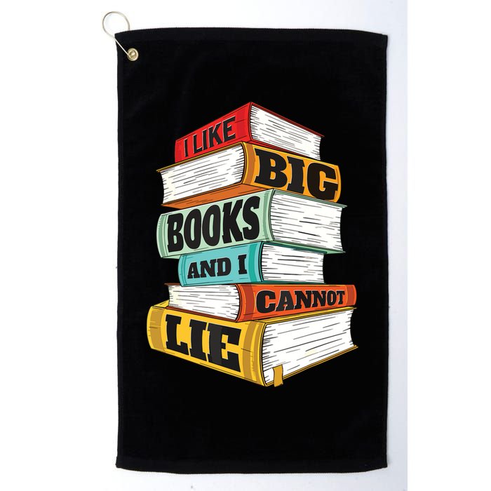 I Like Big Books And I Cannot Lie Librarian Book Reader Golf Towel