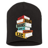 I Like Big Books And I Cannot Lie Librarian Book Reader Short Acrylic Beanie