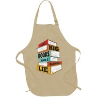 I Like Big Books And I Cannot Lie Librarian Book Reader Apron