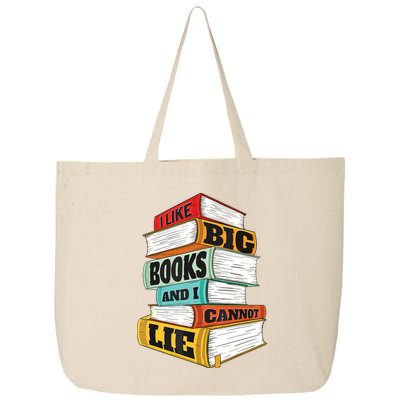 I Like Big Books And I Cannot Lie Librarian Book Reader 25L Jumbo Tote