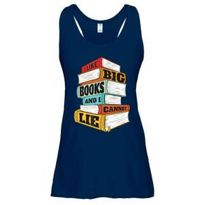 I Like Big Books And I Cannot Lie Librarian Book Reader Ladies Essential Flowy Tank