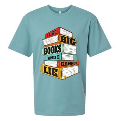 I Like Big Books And I Cannot Lie Librarian Book Reader Sueded Cloud Jersey T-Shirt