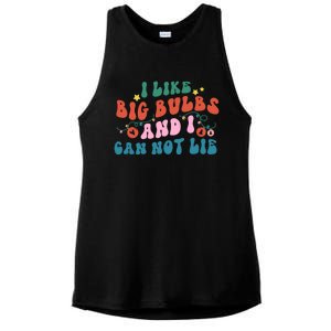 I Like Big Bulbs And I Can Not Lie Cute Gift Ladies PosiCharge Tri-Blend Wicking Tank