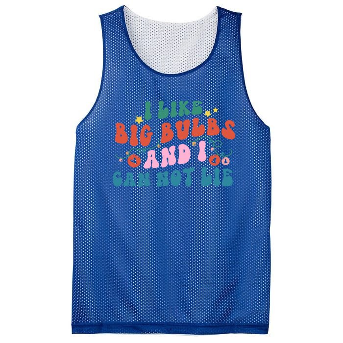 I Like Big Bulbs And I Can Not Lie Cute Gift Mesh Reversible Basketball Jersey Tank