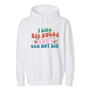 I Like Big Bulbs And I Can Not Lie Cute Gift Garment-Dyed Fleece Hoodie