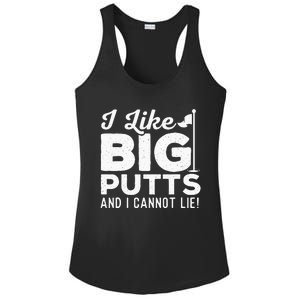 I Like Big Putts And I Cannot Lie retro Golf Lover Hobby Ladies PosiCharge Competitor Racerback Tank